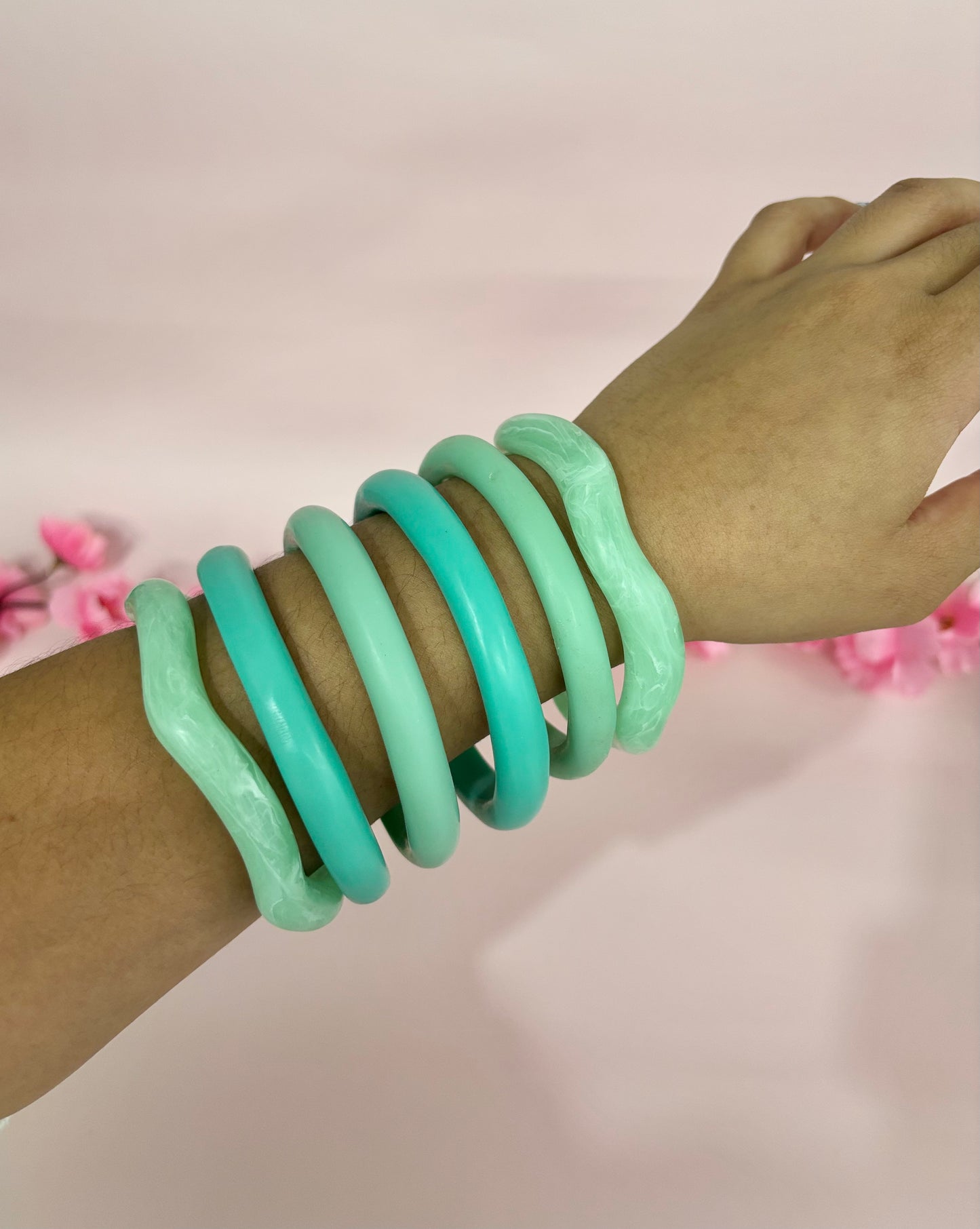 Pulseras de resina