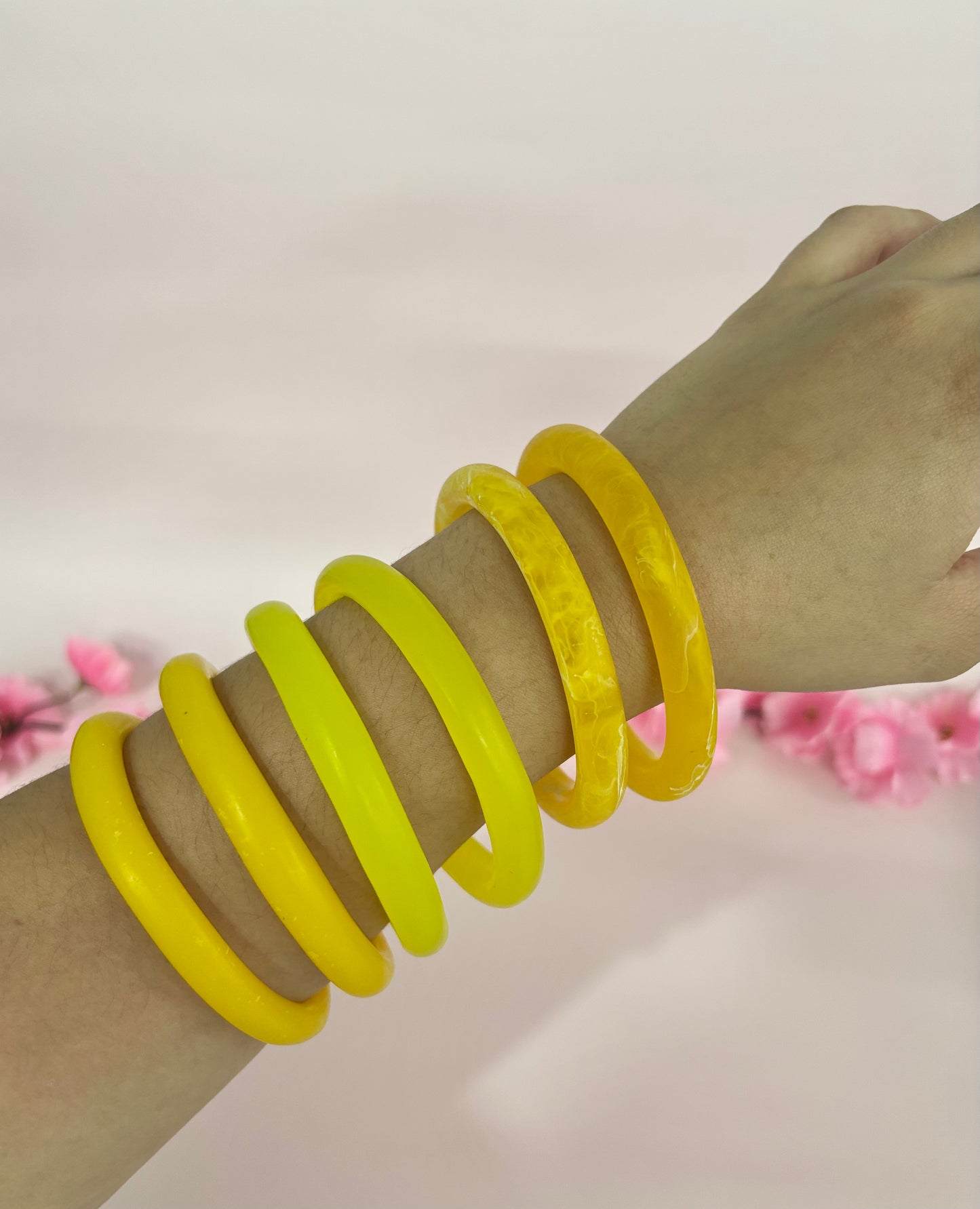 Pulseras de resina
