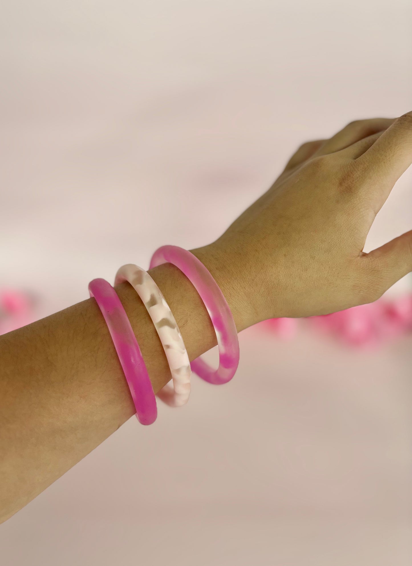 Pulseras de resina