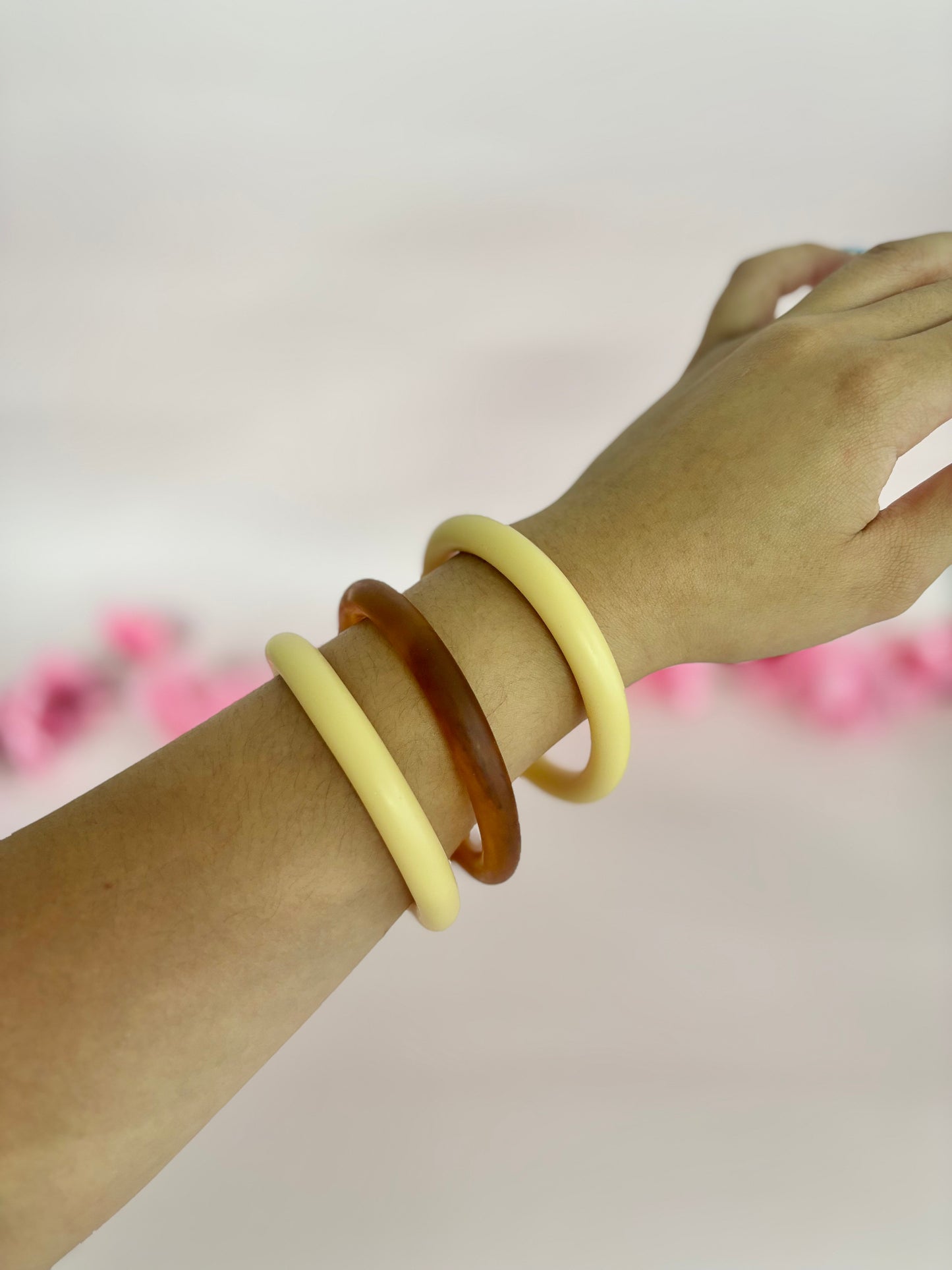 Pulseras de resina